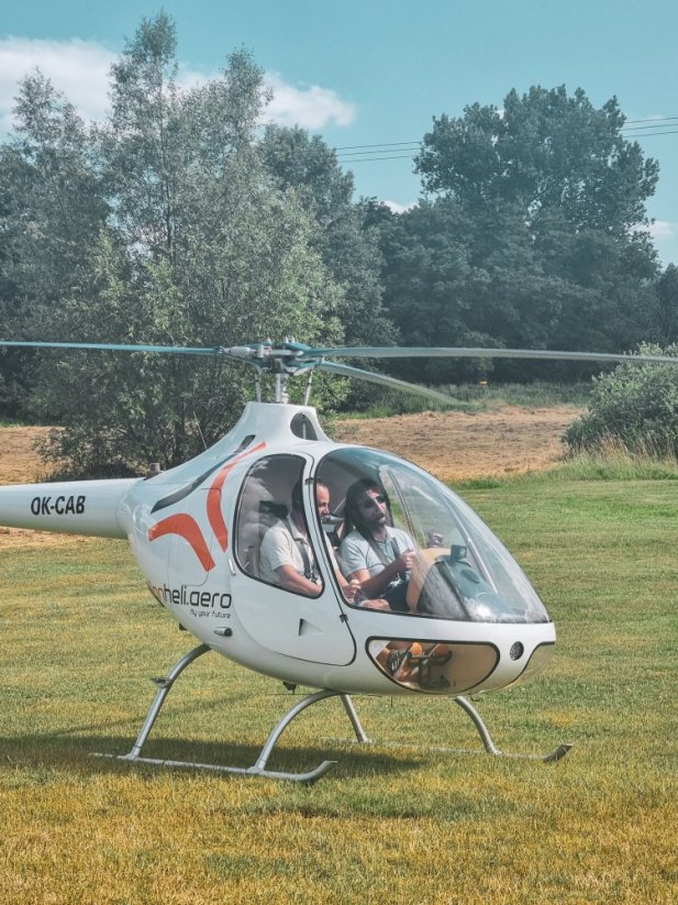 Pilotem vrtulníku Cabri G2 na zkoušku - Délka letu: 20 min