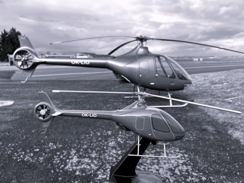 Model vrtulníku Guimbal Cabri G2
